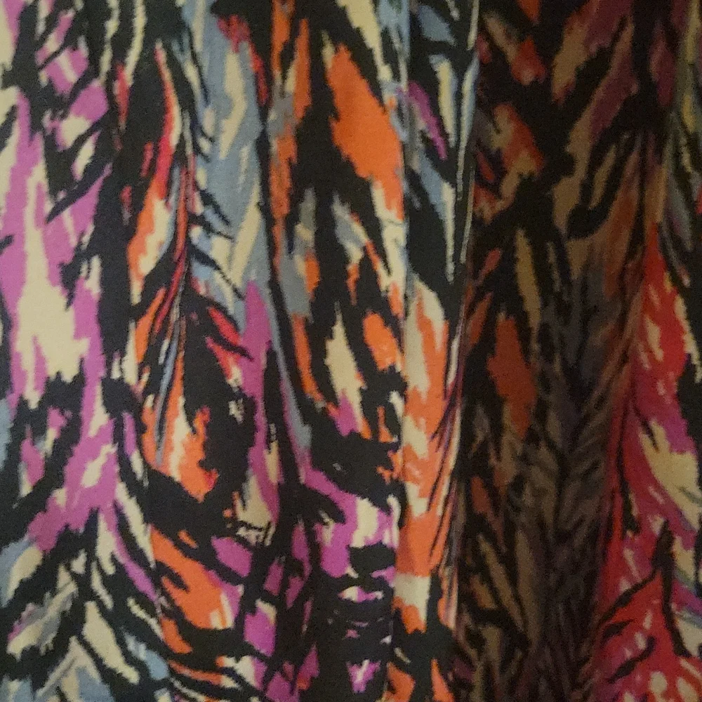 XXL Xhileration black, white, orange, and red colored dress. 100% polyester. - Picture 3 of 9
